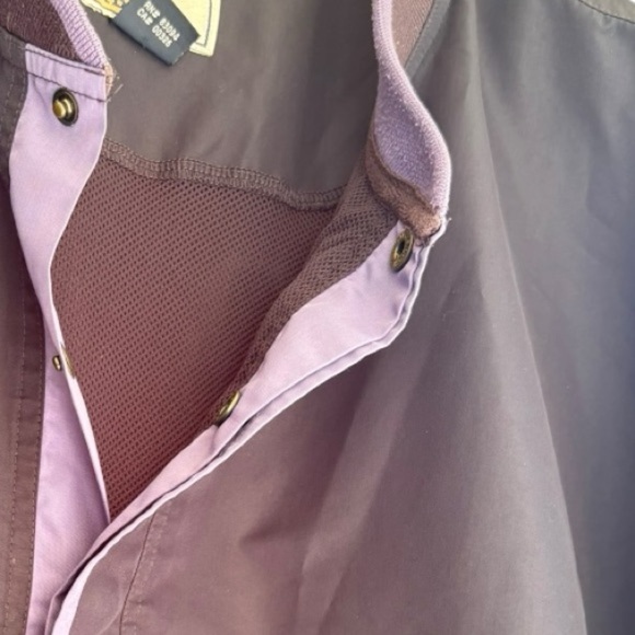 Cutter & Buck Black & Purple Men's Pullover Windbreaker Jacket Size XL 1/4 Snap - Picture 7 of 12